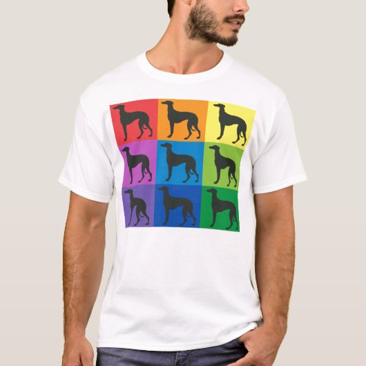 Greyhound Art T - Shirt (Vorderseite)