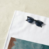 Greyhound at the Beach Strandtuch (Beispiel)