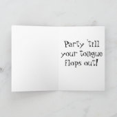 Greyhound Birthday Card ETS Karte (Innenseite)