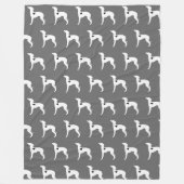 Greyhound Blanket Fleecedecke (Vorderseite)