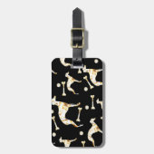 GREYHOUND BLING GEPÄCKANHÄNGER (Vorderseite vertikal)