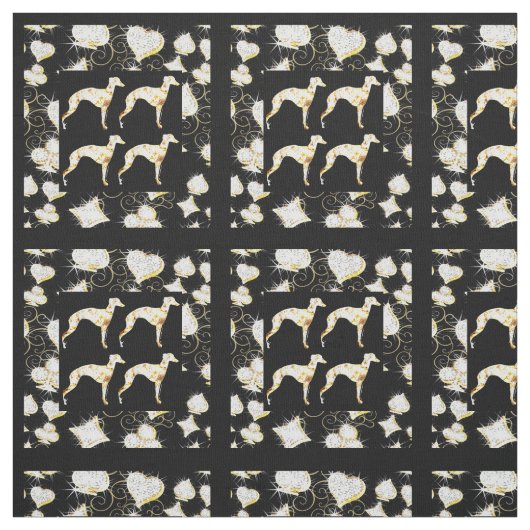 GREYHOUND BLING STOFF (Muster)