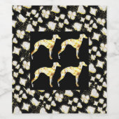 GREYHOUND BLING WEINETIKETT (Einzelnes Label)