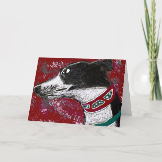 Greyhound Card - Leere Innenseite Karte (Vorderseite)