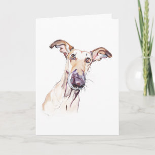 Greyhound Card, Pet Lover Card -> Karte