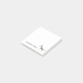 Greyhound Cartoon Dog Post-it Klebezettel (angewinkelt)