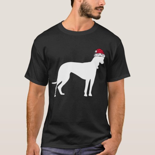 Greyhound Christmas Essential T-Shirt (Vorderseite)