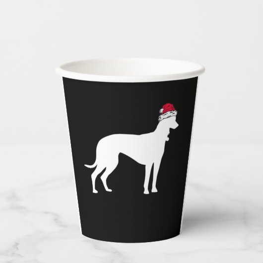 Greyhound Christmas Essential T - Shirt Pappbecher (Vorderseite)