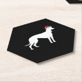 Greyhound Christmas Essential T - Shirt Untersetzer (angewinkelt)