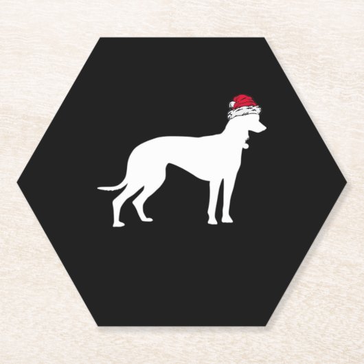 Greyhound Christmas Essential T - Shirt Untersetzer (Vorderseite)