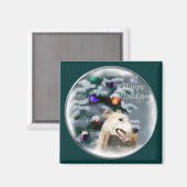Greyhound Christmas Geschenke Magnet (Vorderseite/Rückseite)