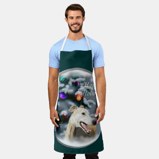 Greyhound Christmas Geschenke Schürze (Getragen)