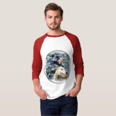 Greyhound Christmas Geschenke T-Shirt (Vorne ganz)