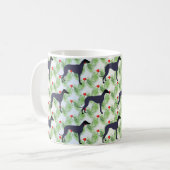 Greyhound Christmas Kaffeetasse (Vorderseite Links)