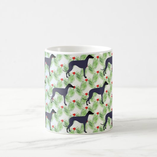 Greyhound Christmas Kaffeetasse (Mittel)