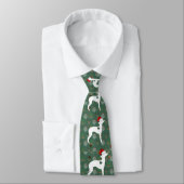 Greyhound Christmas Mens Krawatte (Gebunden)