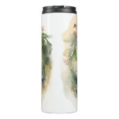 Greyhound Christmas Wreath Festive Pup Thermosbecher (Rückseite)