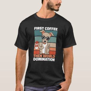 Greyhound Coffee Pet Hund Breed Greyhound T-Shirt
