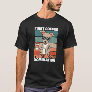 Greyhound Coffee Pet Hund Breed Greyhound T-Shirt