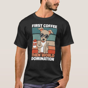 Greyhound Coffee Pet Hund Breed Greyhound T-Shirt