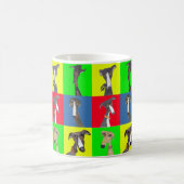 GREYHOUND COLLAGE KAFFEETASSE (Mittel)