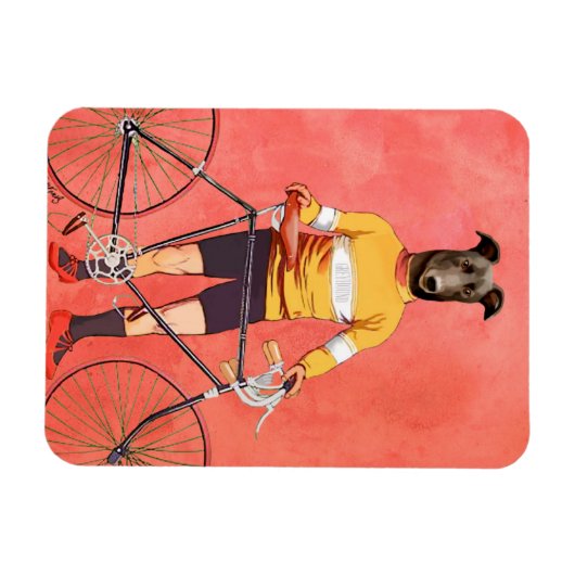 Greyhound Cyclin 2 Magnet (Horizontal)