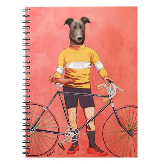 Greyhound Cyclin 2 Notizblock (Vorderseite)