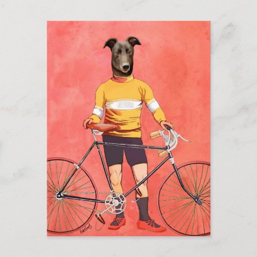 Greyhound Cyclin 2 Postkarte (Vorderseite)