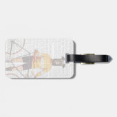 Greyhound Cyclist Gepäckanhänger (Rückseite horizontal)