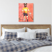 Greyhound Cyclist Leinwanddruck (Insitu (Schlafzimmer))