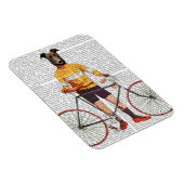 Greyhound Cyclist Magnet (Rechte Seite)