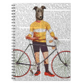 Greyhound Cyclist Notizblock (Vorderseite)