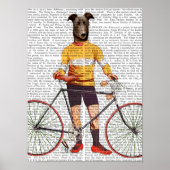Greyhound Cyclist Poster (Vorne)