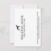 Greyhound Danke-Card Dankeskarte (Rückseite)