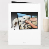 Greyhound Dimensions Big Grußkarte Karte (Rückseite)