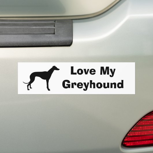 Greyhound Dog Autoaufkleber (Auf Auto)