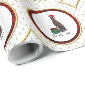 Greyhound Dog (Blinde) Niedlich Geschenkpapier (Rolleneckpunkt)