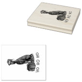 Greyhound Dog (Blinde) Niedlich Gummistempel (Stempel)