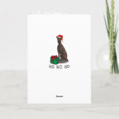 Greyhound Dog (Blinde) Niedlich Karte (Rückseite)