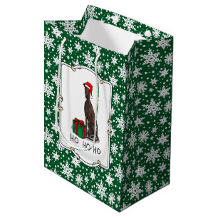 Greyhound Dog (Blinde) Niedlich Mittlere Geschenktüte