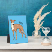 Greyhound dog cartoon illustration fotoplatte (Seite)