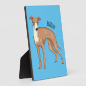 Greyhound dog cartoon illustration fotoplatte (Seite)