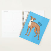 Greyhound dog cartoon illustration planer (Anzeige)