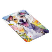 Greyhound Dog Foto Magnet (Rechte Seite)