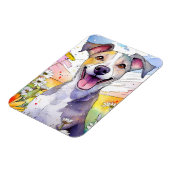 Greyhound Dog Foto Magnet (Linke Seite)
