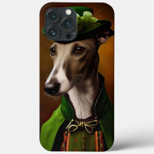 Greyhound Dog in St. Patrick's Day Dress Case-Mate iPhone Hülle