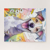 Greyhound Dog Jigsaw Puzzle (Horizontal)