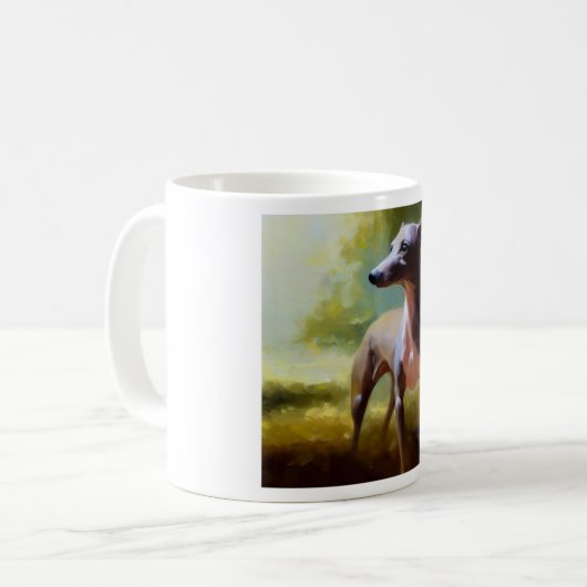 Greyhound Dog Kaffeetasse (Vorderseite Links)