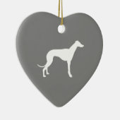 Greyhound Dog Keramikornament (Rechts)