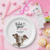 Greyhound Dog Pappteller (Party)